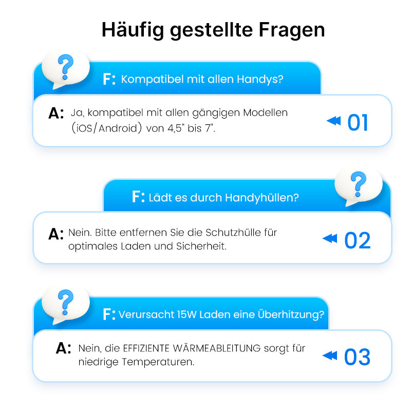 🔥 🎁 Multifunktionale kabellose Halterung mit Schnellladegerät für Smartphones