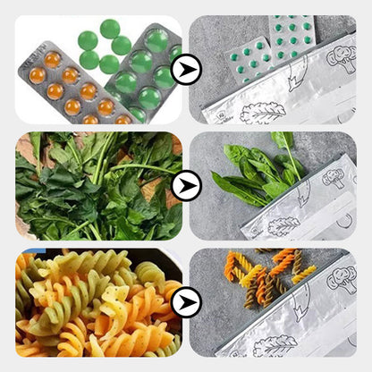 🔥Weltweiter Bestseller🍗 Zeitlich begrenztes Angebot! 3 kaufen, 2 gratis dazu🥦Wiederverwendbare, verschließbare Aufbewahrungsbeutel aus Aluminiumfolie