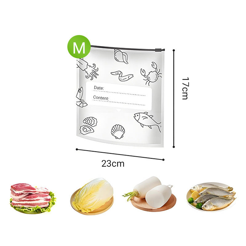 🔥Weltweiter Bestseller🍗 Zeitlich begrenztes Angebot! 3 kaufen, 2 gratis dazu🥦Wiederverwendbare, verschließbare Aufbewahrungsbeutel aus Aluminiumfolie