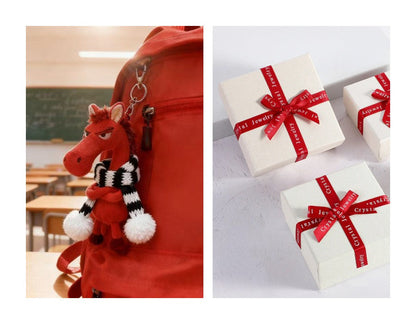 Schwarzes Pferd – Weiche handgefertigte Handpuppe