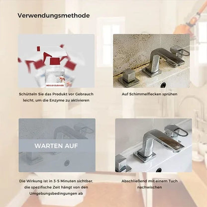 🧴 KAUFE 2, ERHALTE 1 GRATIS! 🦠 Schimmel- & Mehltau-Entferner Schaumspray – Bleichfrei, Einfach Anzuwenden & Lang anhaltender Schutz 🚿
