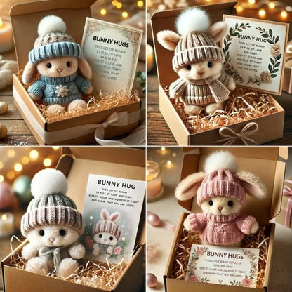 🎉Sonderangebot🐇Handgefertigter Mini-Hasen-Kuscheltier – süßes Ostergeschenk🎁