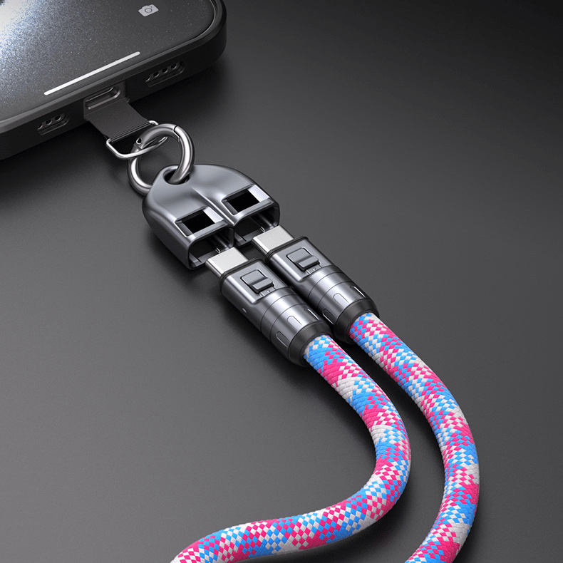 ⏰  🤳⚡C-zu-C-Ladekabel mit 240 W und tragbarem Armbanddesign