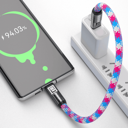 ⏰  🤳⚡C-zu-C-Ladekabel mit 240 W und tragbarem Armbanddesign