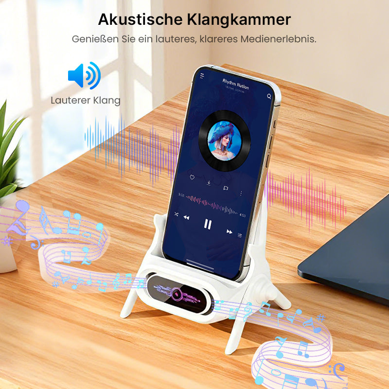 🔥 🎁 Multifunktionale kabellose Halterung mit Schnellladegerät für Smartphones