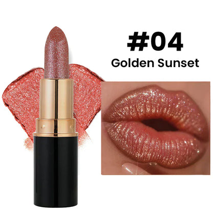 Wasserfester & feuchtigkeitsspendender Glitter-Lippenstift