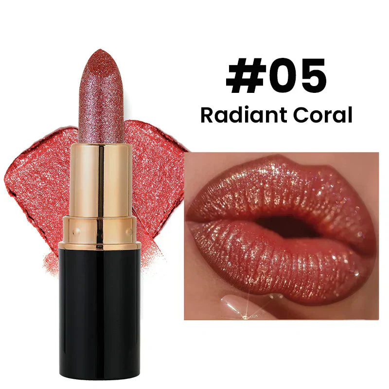 Wasserfester & feuchtigkeitsspendender Glitter-Lippenstift