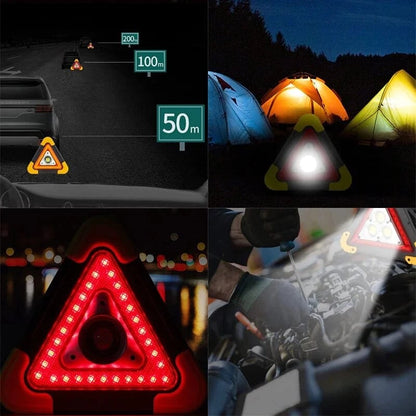 🚗🆘3-IN-1 Dreieckige Solar-Notfall-Signalleuchte für den Straßenrand✨