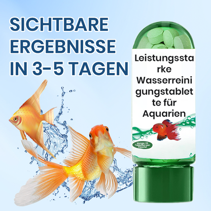 💧Leistungsstarke Wasserreinigungstablette für Aquarien