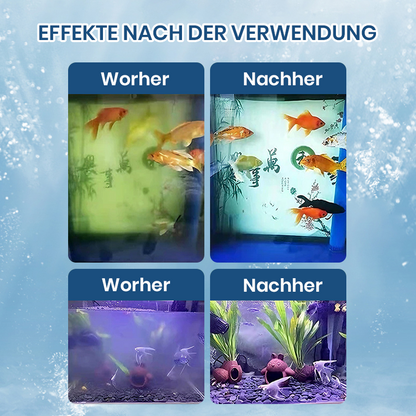 💧Leistungsstarke Wasserreinigungstablette für Aquarien