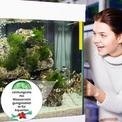 💧Leistungsstarke Wasserreinigungstablette für Aquarien