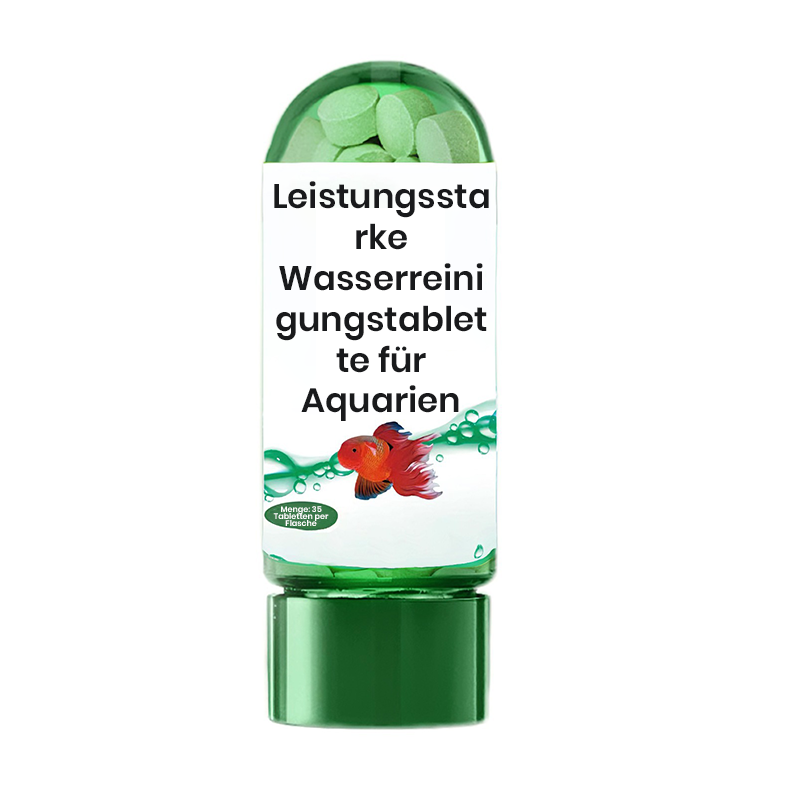 💧Leistungsstarke Wasserreinigungstablette für Aquarien