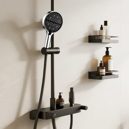 🚿Einstellbarer Hochdruck-Regenduschkopf – 360° schwenkbar, leicht zu reinigende Oberfläche, kompatibel mit Standard-Duschschläuchen 💧