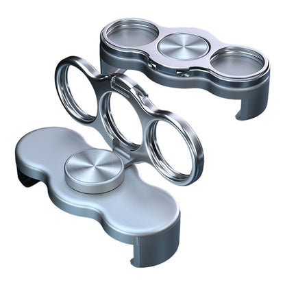 ✨ ✨ Dual-Ring Drei-Finger Handyhalter – 360° Rotation + Magnetische Halterung✨