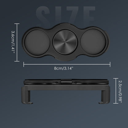 ✨ ✨ Dual-Ring Drei-Finger Handyhalter – 360° Rotation + Magnetische Halterung✨