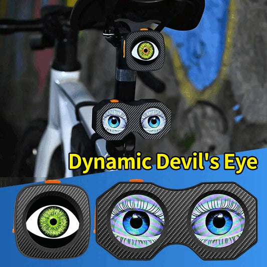 🔥Innerhalb von 3 Tagen profitieren Sie von 50 % Rabatt!🎉👁️ Dynamisches Devil's Eye Fahrradrücklicht – Sicherheit &amp; Einzigartigkeit! 🚲