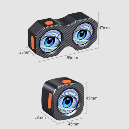 🔥Innerhalb von 3 Tagen profitieren Sie von 50 % Rabatt!🎉👁️ Dynamisches Devil's Eye Fahrradrücklicht – Sicherheit &amp; Einzigartigkeit! 🚲