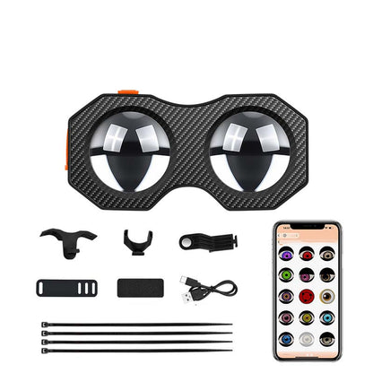 🔥Innerhalb von 3 Tagen profitieren Sie von 50 % Rabatt!🎉👁️ Dynamisches Devil's Eye Fahrradrücklicht – Sicherheit &amp; Einzigartigkeit! 🚲