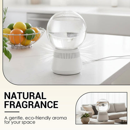 ⏰ 50% RABATT | ❄️ Schneekugelförmiger Aromatherapie-Diffusor – Langanhaltender Duft & frische Luft zuhause!