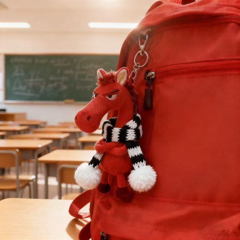 Schwarzes Pferd – Weiche handgefertigte Handpuppe