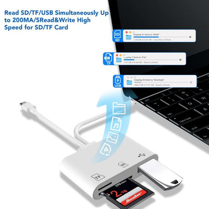 ⏳50 % OFF !!🔥SD/TF/USB Card Reader