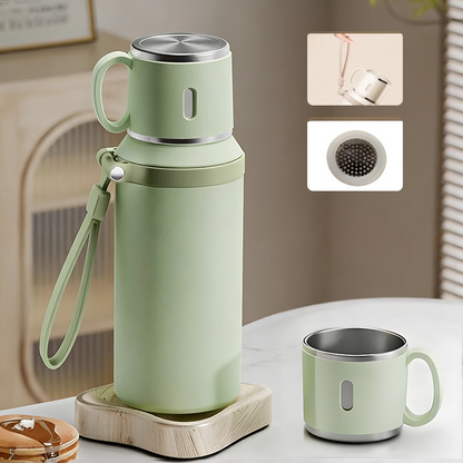 💥Neujahrsangebot 50 % ☕💧 Vakuumisolierte Edelstahlflasche 600ml – Perfekte Temperatur den ganzen Tag!