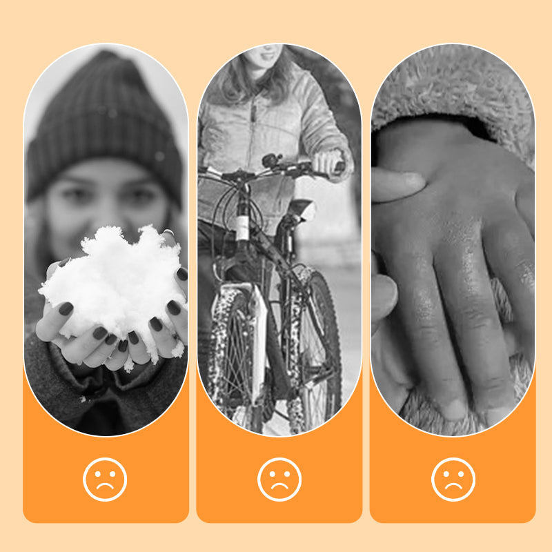 Warme Plüschhandschuhe mit Touchscreen-Fingern