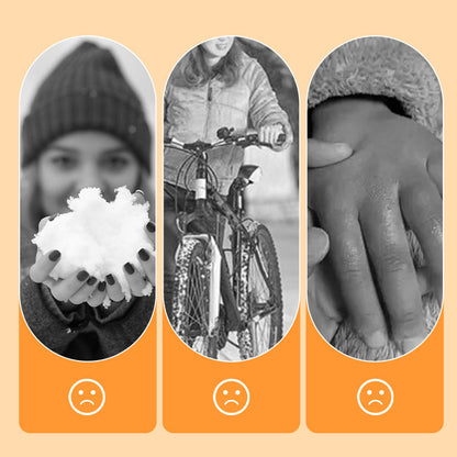 Warme Plüschhandschuhe mit Touchscreen-Fingern