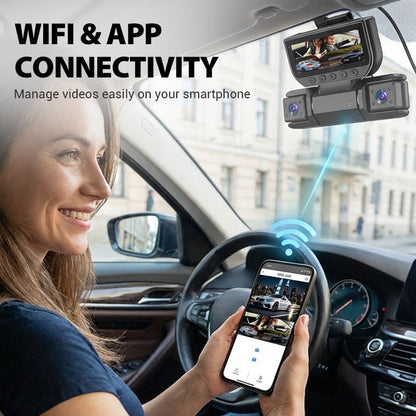 🚗💡 4K WIFI Nachtsicht-Dashcam – 4 Kanäle Rundum-Sicherheit & APP-Steuerung 🔄📱 Jetzt 46% sparen! 2026er Neuvorstellung mit nachhaltigem Design.