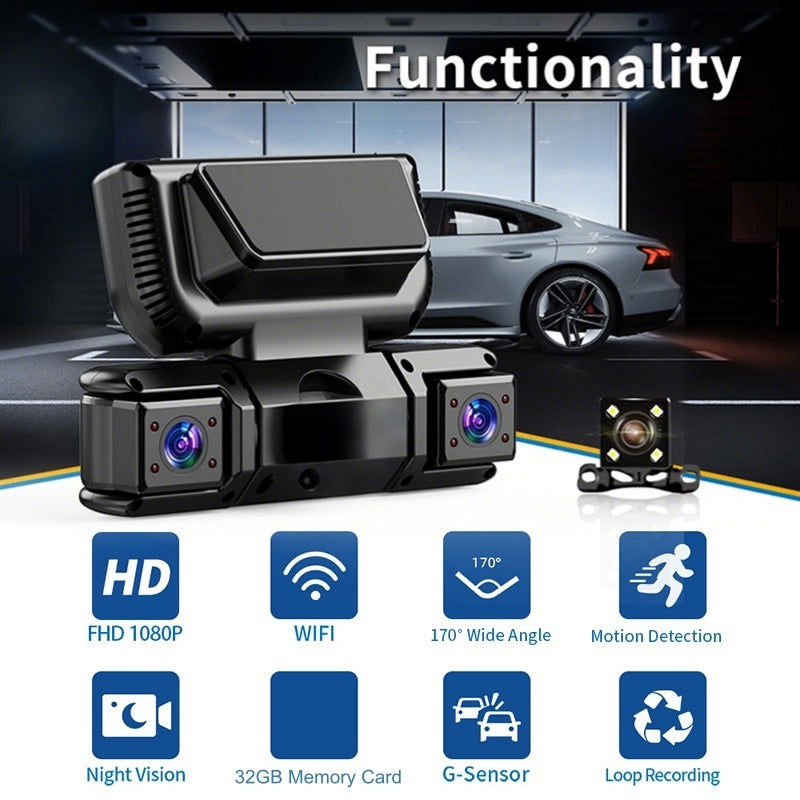 🚗💡 4K WIFI Nachtsicht-Dashcam – 4 Kanäle Rundum-Sicherheit & APP-Steuerung 🔄📱 Jetzt 46% sparen! 2026er Neuvorstellung mit nachhaltigem Design.