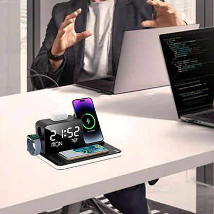 💎50% RABATT! 💎 7-in-1 Kabellose Ladestation – Laden Sie Smartphone, AirPods, Smartwatch & mehr gleichzeitig – Schnell, Ordnung & Platzsparend ⚡📱