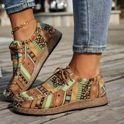 Women's Lightweight Lace-Up Loafers