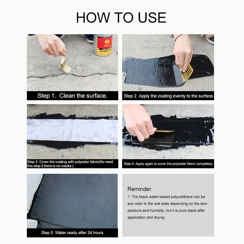 Umweltfreundliche, wasserdichte Polyurethan-Beschichtung zur Reparatur von Leckagen