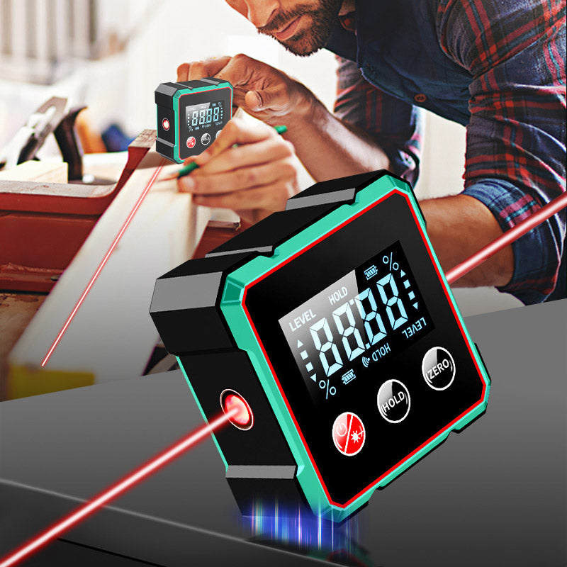 🔥Solange der Vorrat reicht 40 % Rabatt!🎉Magnetischer digitaler Winkelmesser mit elektronischem Laser