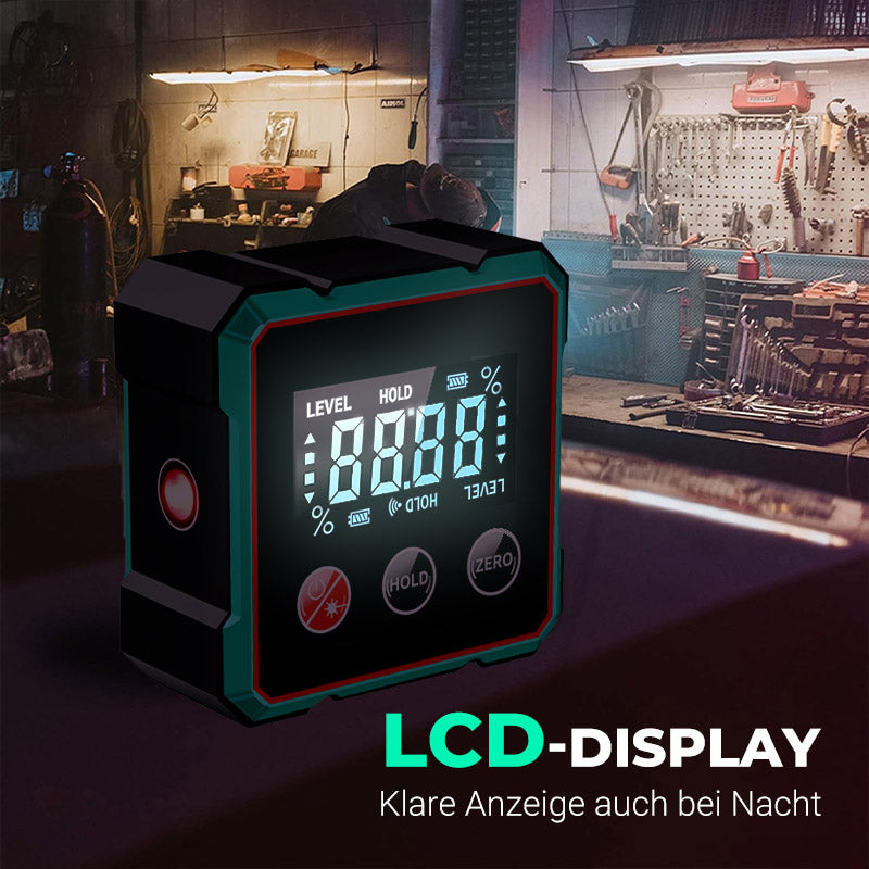 🔥Solange der Vorrat reicht 40 % Rabatt!🎉Magnetischer digitaler Winkelmesser mit elektronischem Laser