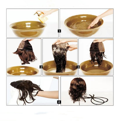 18 Zoll lockige, gewellte Frizz-Haarverlängerung mit Pferdeschwanz