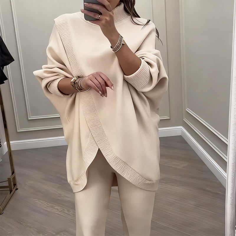 Damen Oversize-Pullover & Hose Set