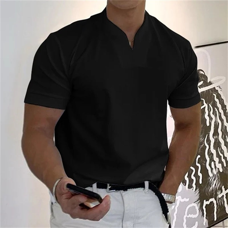 🏋️ Sportliches Herren V-Shirt aus Baumwolle – Ideal für Training & Freizeit👕